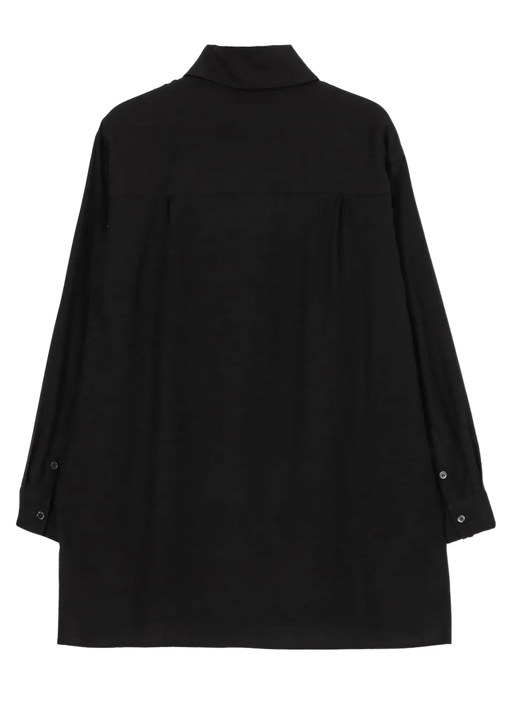 Cellulose Lawn Knot Buttons Shirt