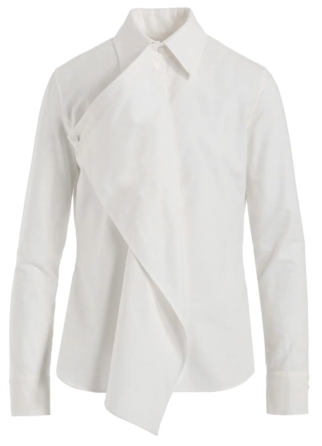 Cotton Twill Drape Blouse