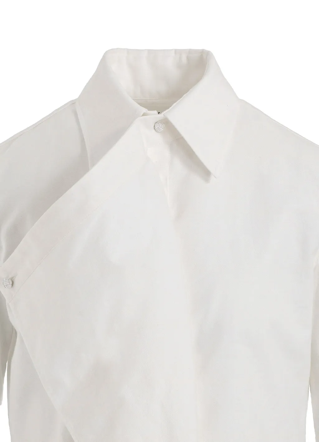 Cotton Twill Drape Blouse