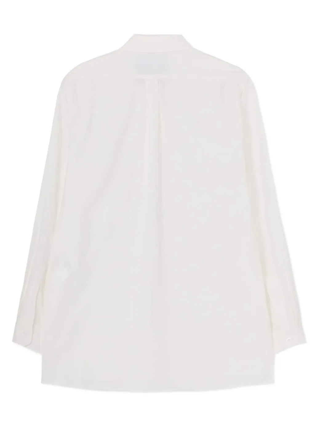 Cotton Twill Front Pleated Detail Shirt
