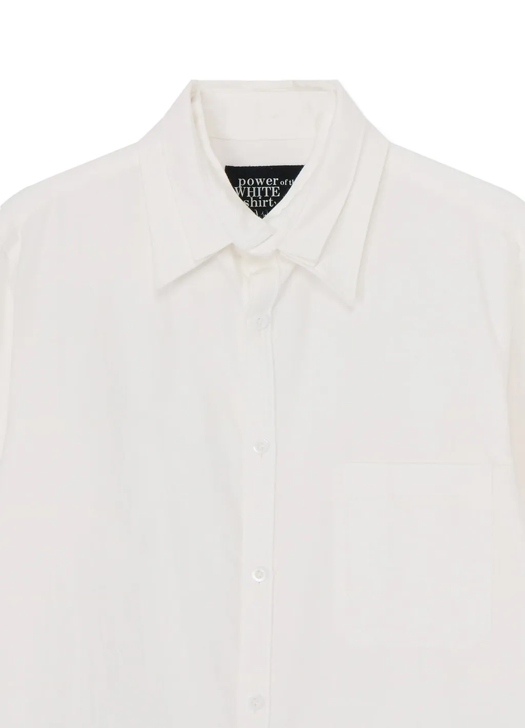 Cotton Twill Detachable Collar Shirt