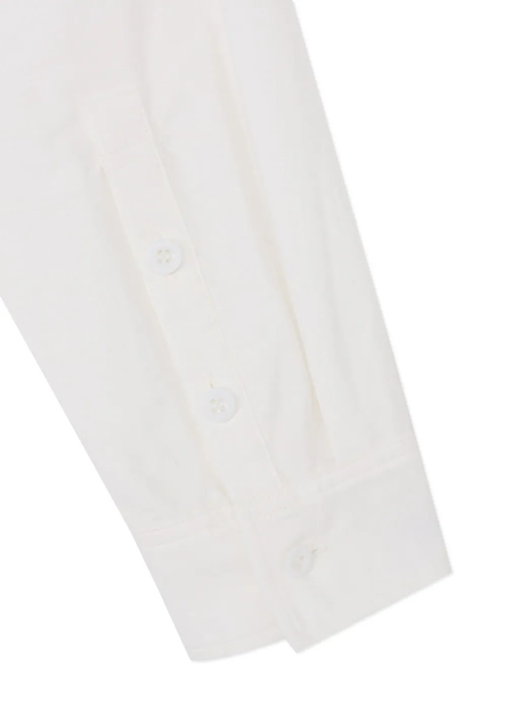 Cotton Twill Detachable Collar Shirt