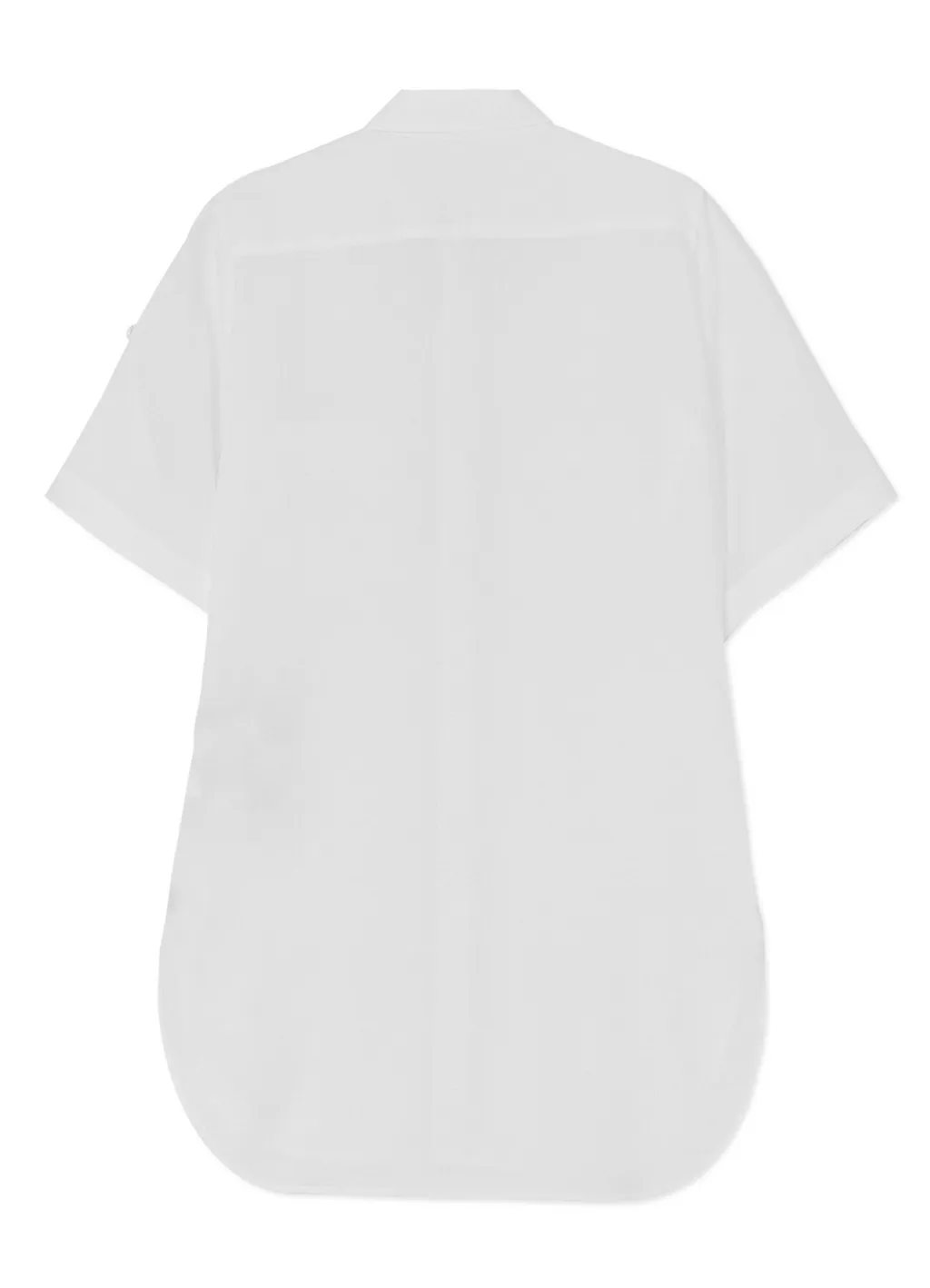 White Cellulose Poplin Safari Shirt