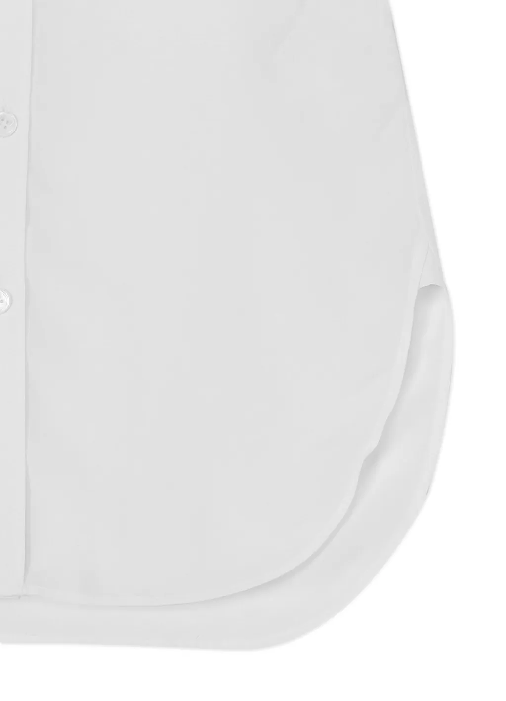 White Cellulose Poplin Safari Shirt