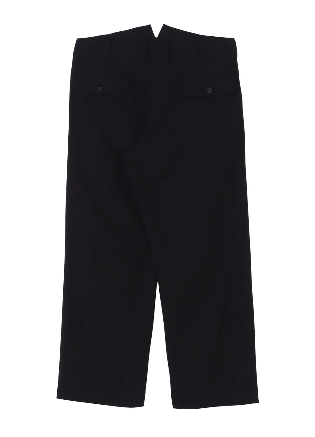 Wool Gabardine Coin Pocket Tuck Pants