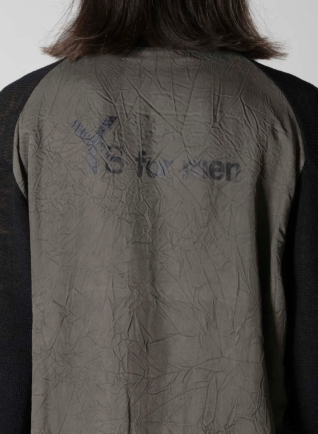 Y's For Men Big Logo Round Neck Pullover
