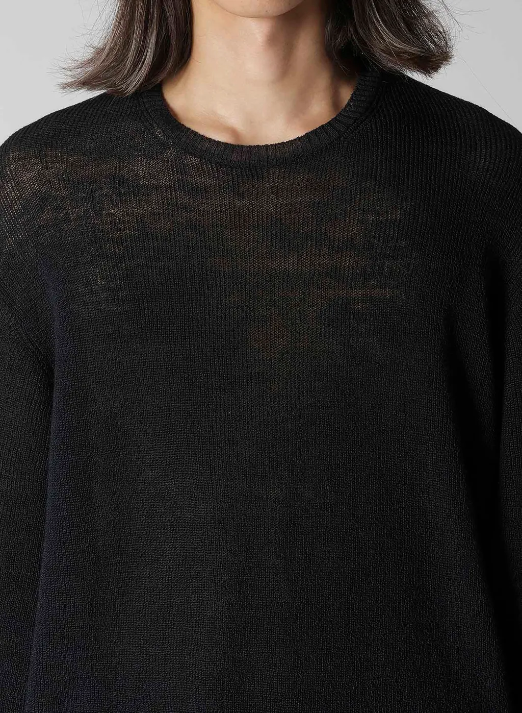 Y's For Men Big Logo Round Neck Pullover