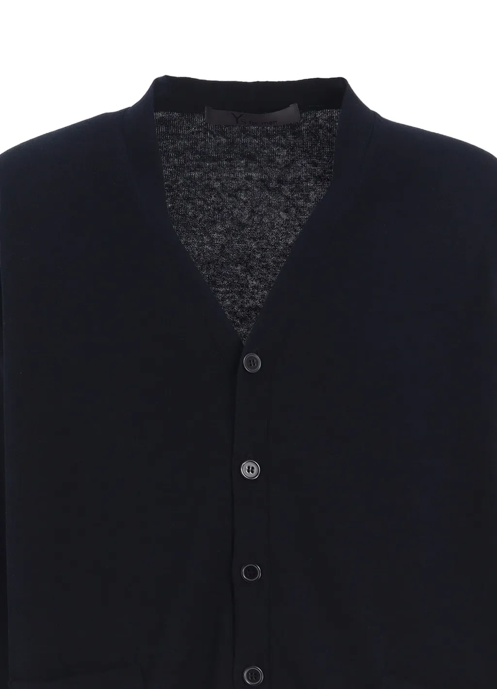 Y's For Men Logo V-Neck Cardigan