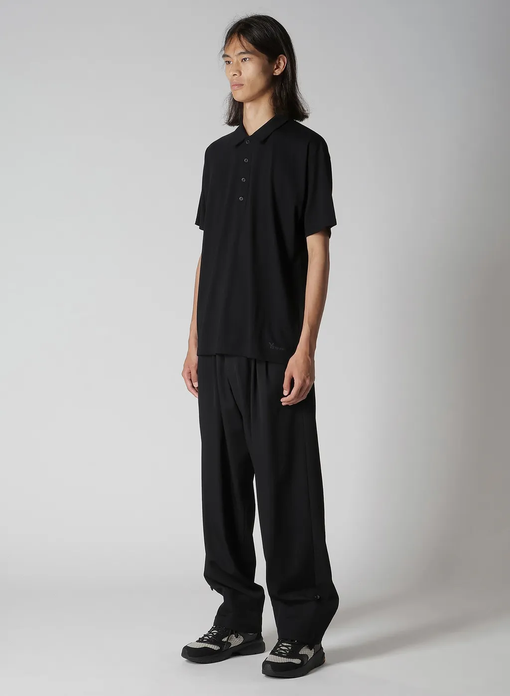 Y's For Men Logo Print Polo Shirt