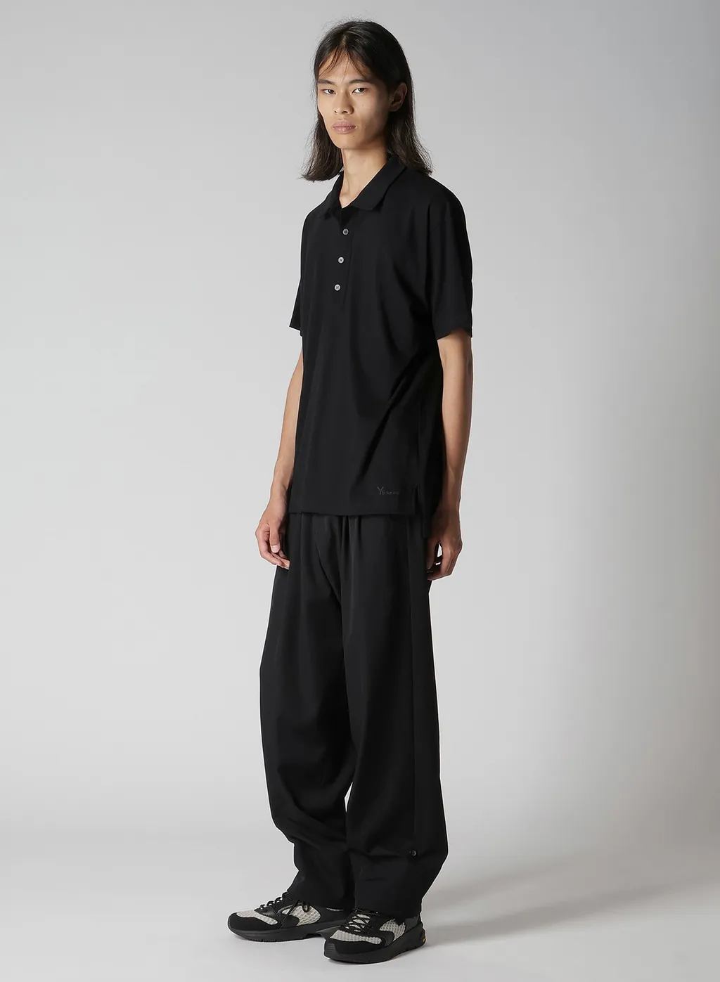 Y's For Men Logo Print Polo Shirt
