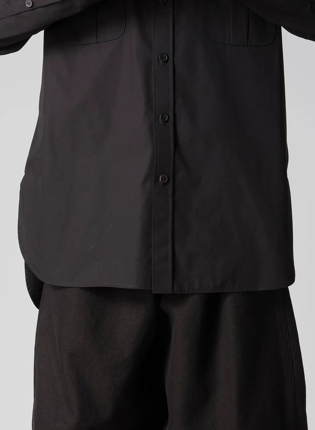 100/2 Broad Shirt With Double Chest Patch Pockets