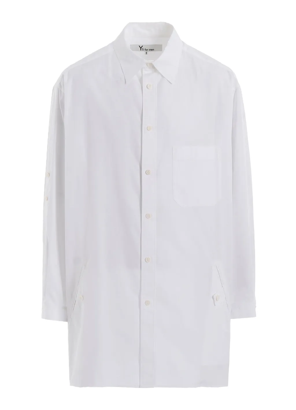 100/2 Broad Shirt With Tab Detail