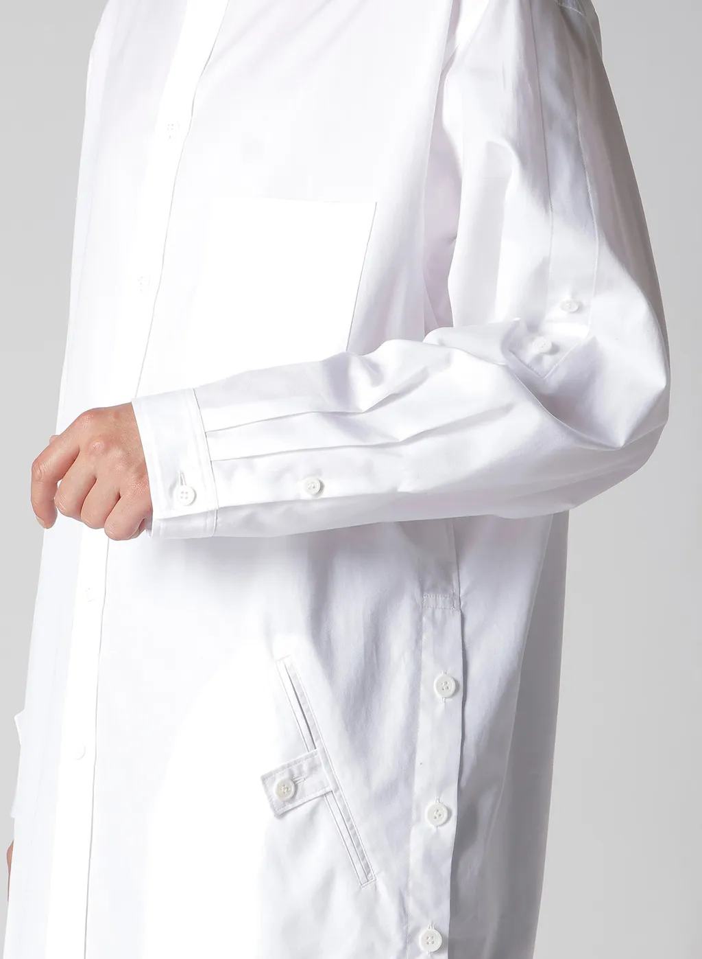 100/2 Broad Shirt With Tab Detail