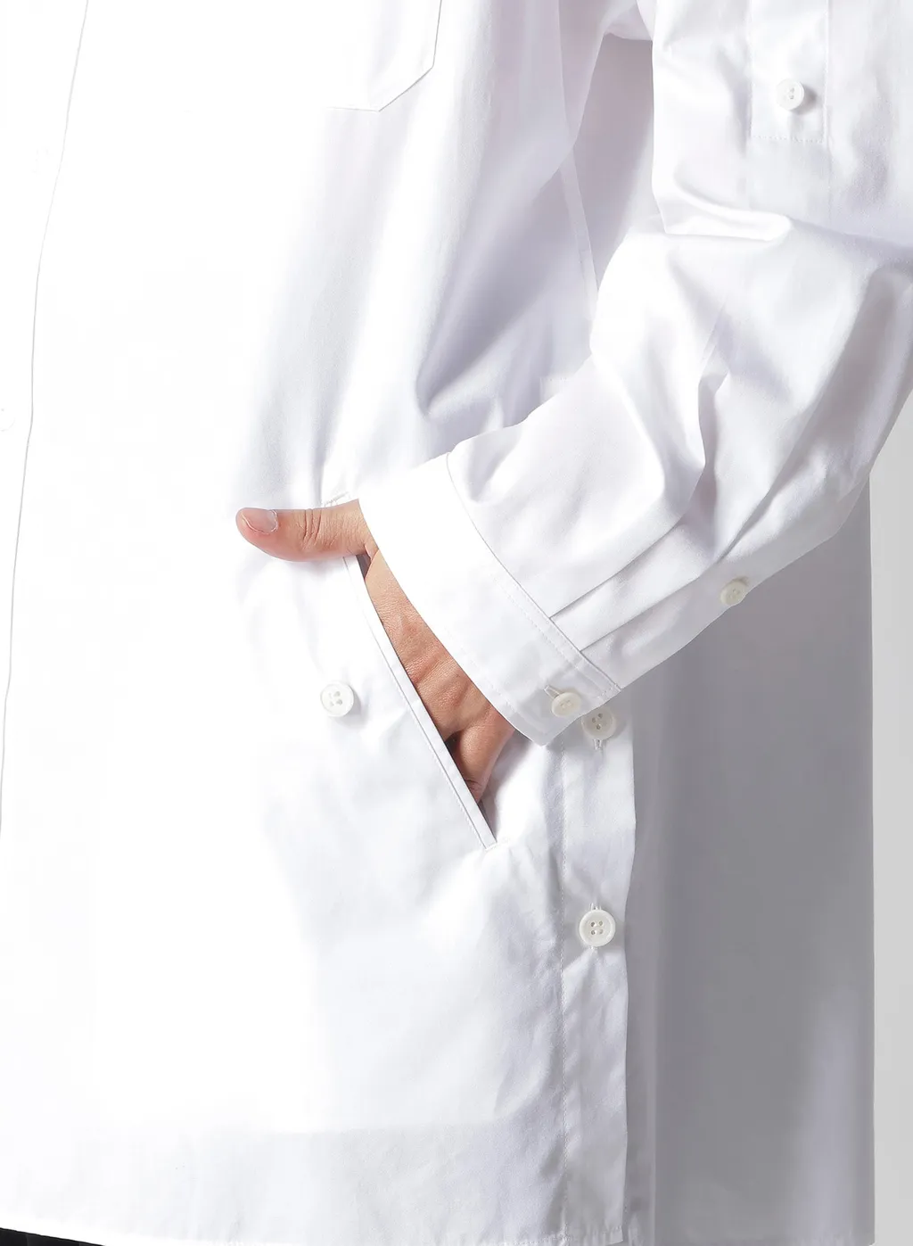 100/2 Broad Shirt With Tab Detail