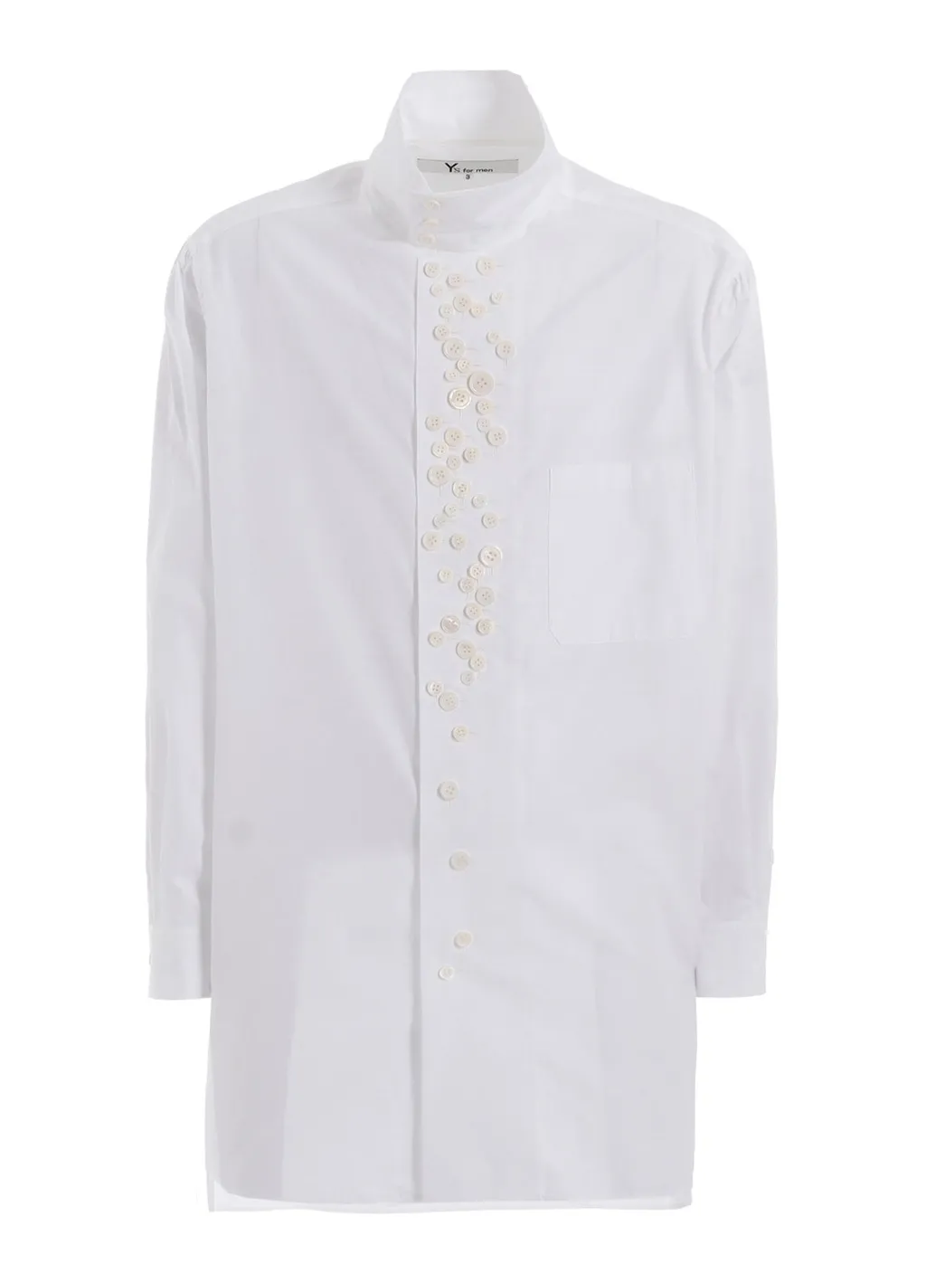 100/2 Broad Long Sleeve Shirt With Many Buttons