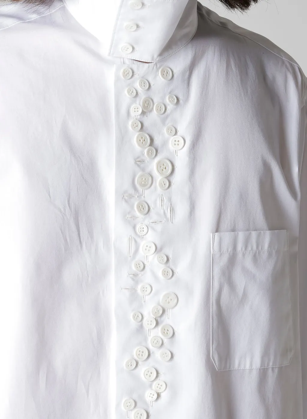 100/2 Broad Long Sleeve Shirt With Many Buttons
