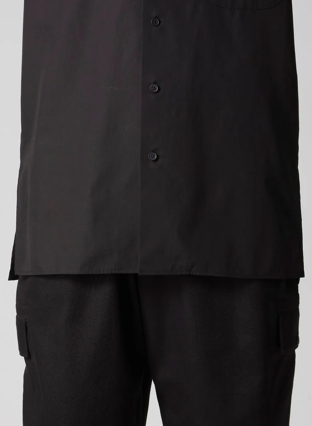 100/2 Broad Open Collar Shirt With Left Chest Pocket