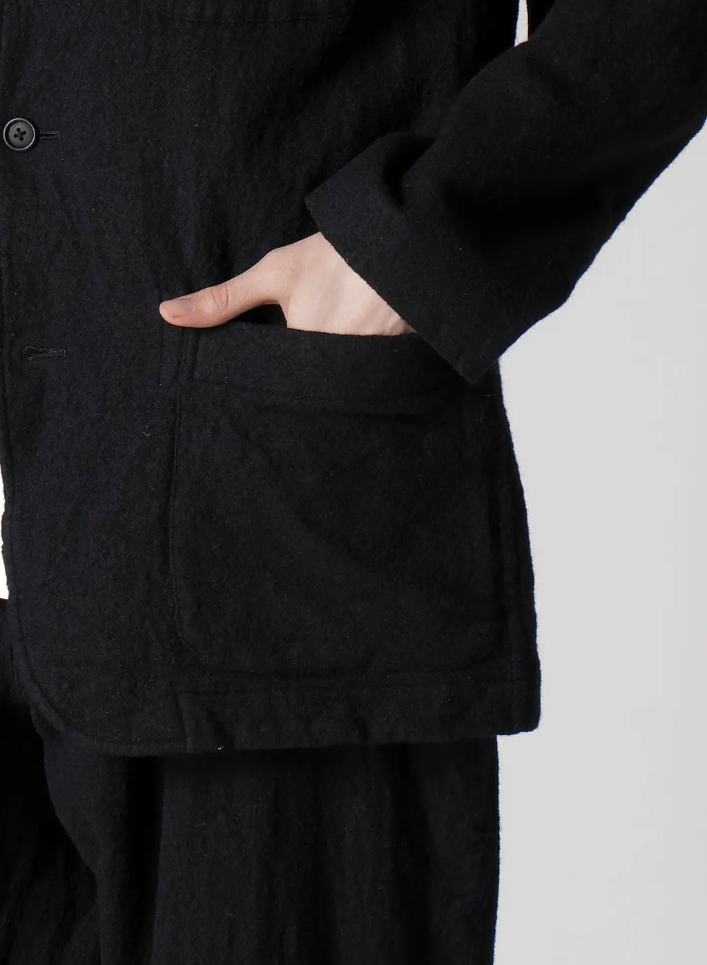 【Y's For Men × Masses】Shrink Serge Fulling Jacket