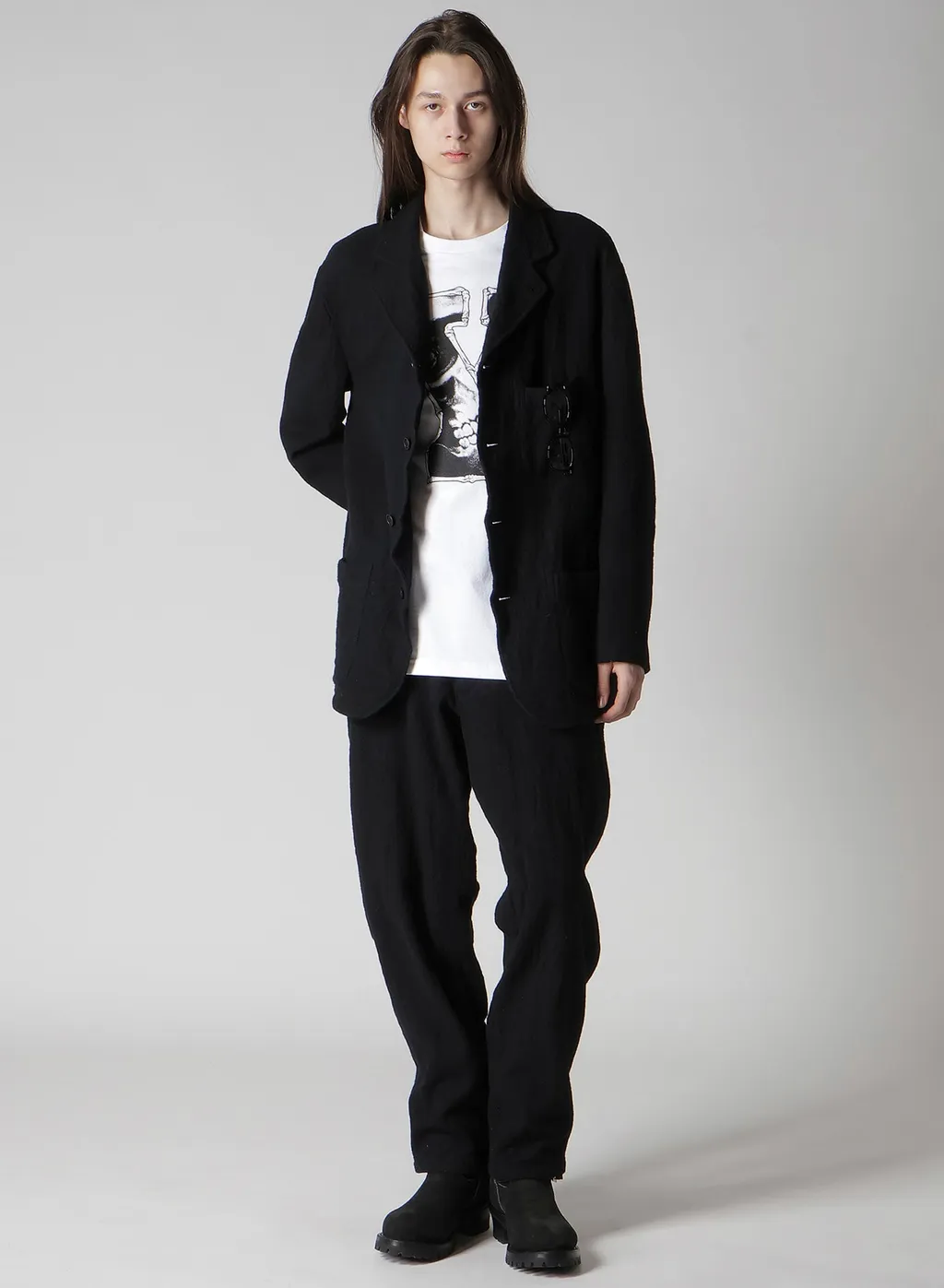 【Y's For Men × Masses】Shrink Serge Fulling Jacket
