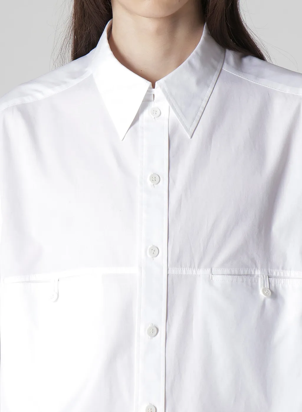 100/2 Broad Shirt With Panel Pocket
