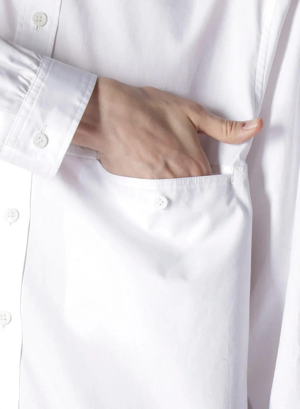 100/2 Broad Shirt With Panel Pocket