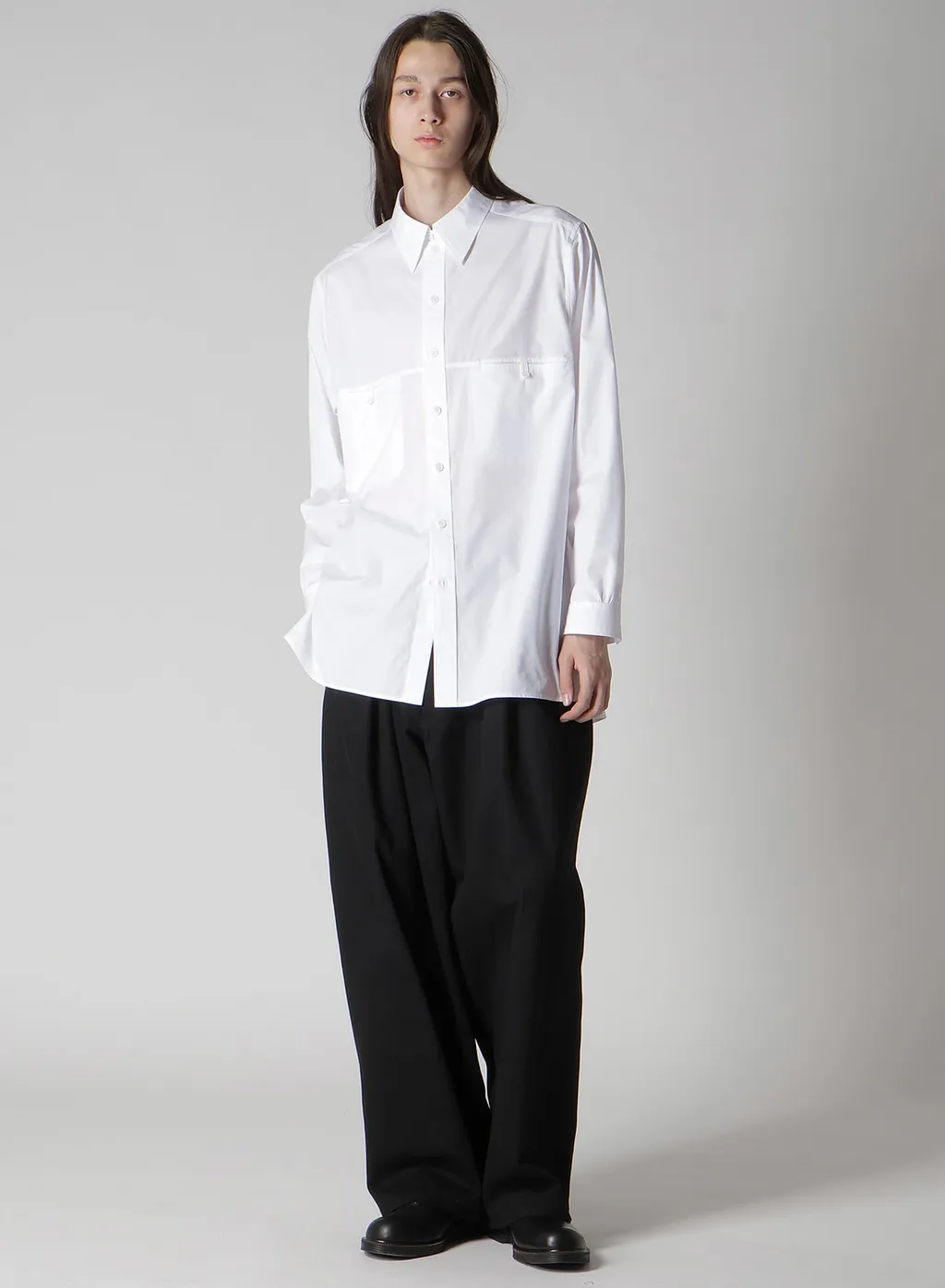 100/2 Broad Shirt With Panel Pocket