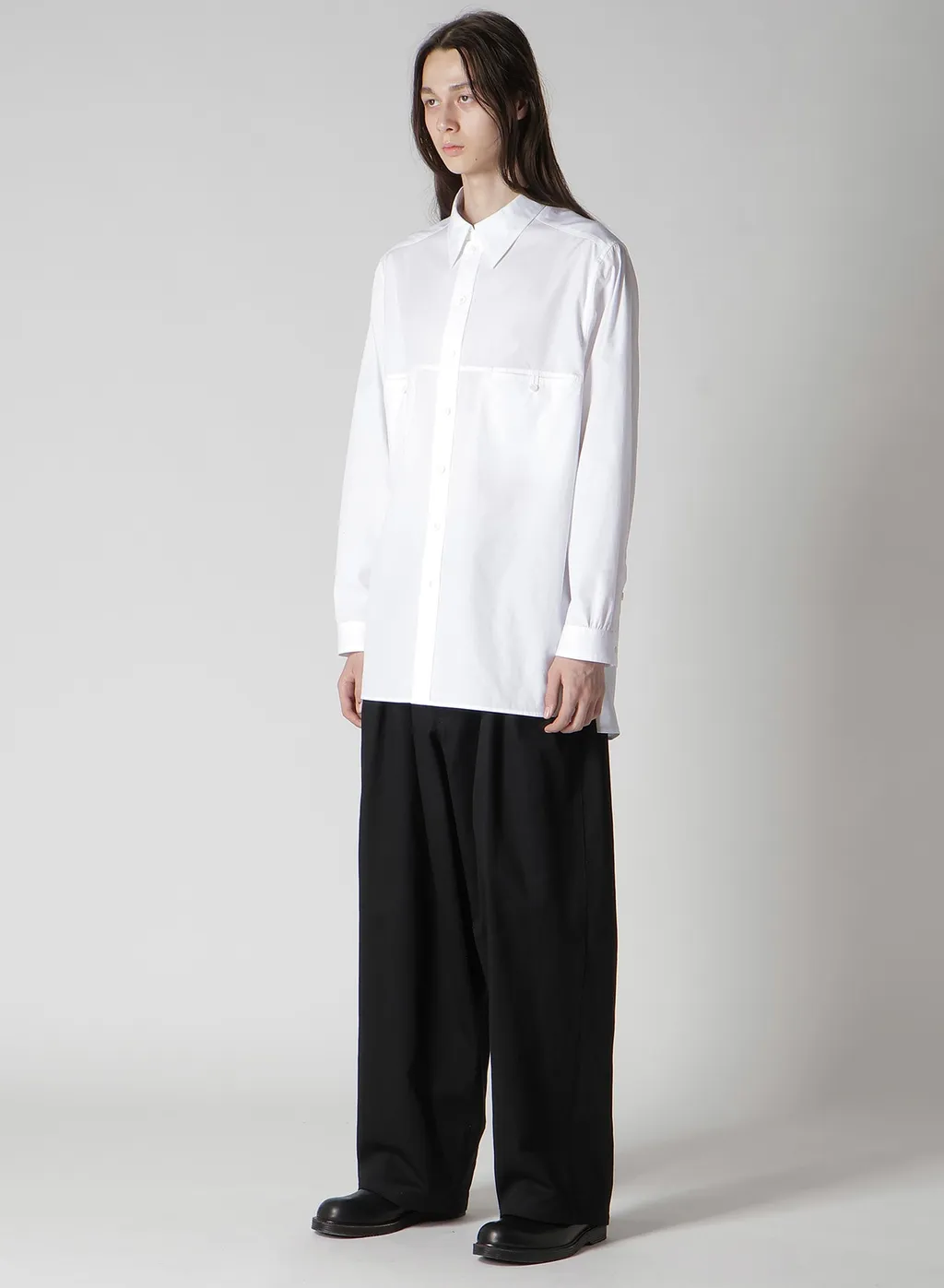 100/2 Broad Shirt With Panel Pocket