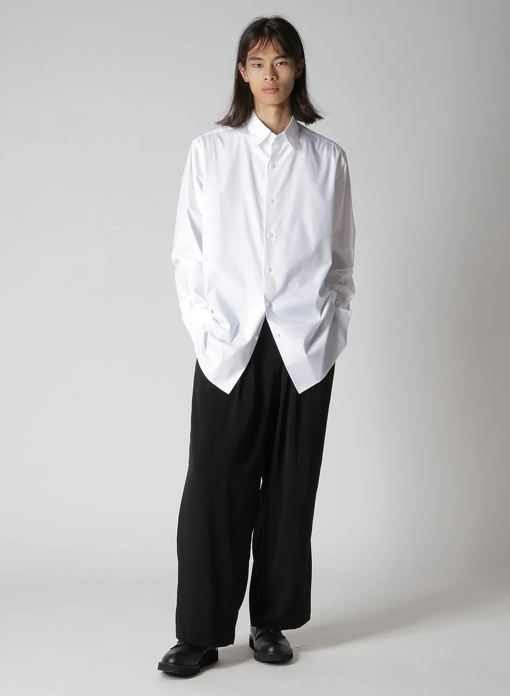100/2 Broad Shirt With Triple Collar