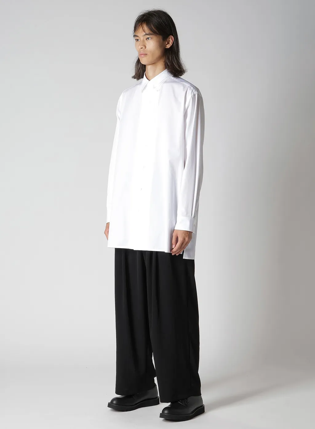 100/2 Broad Shirt With Triple Collar