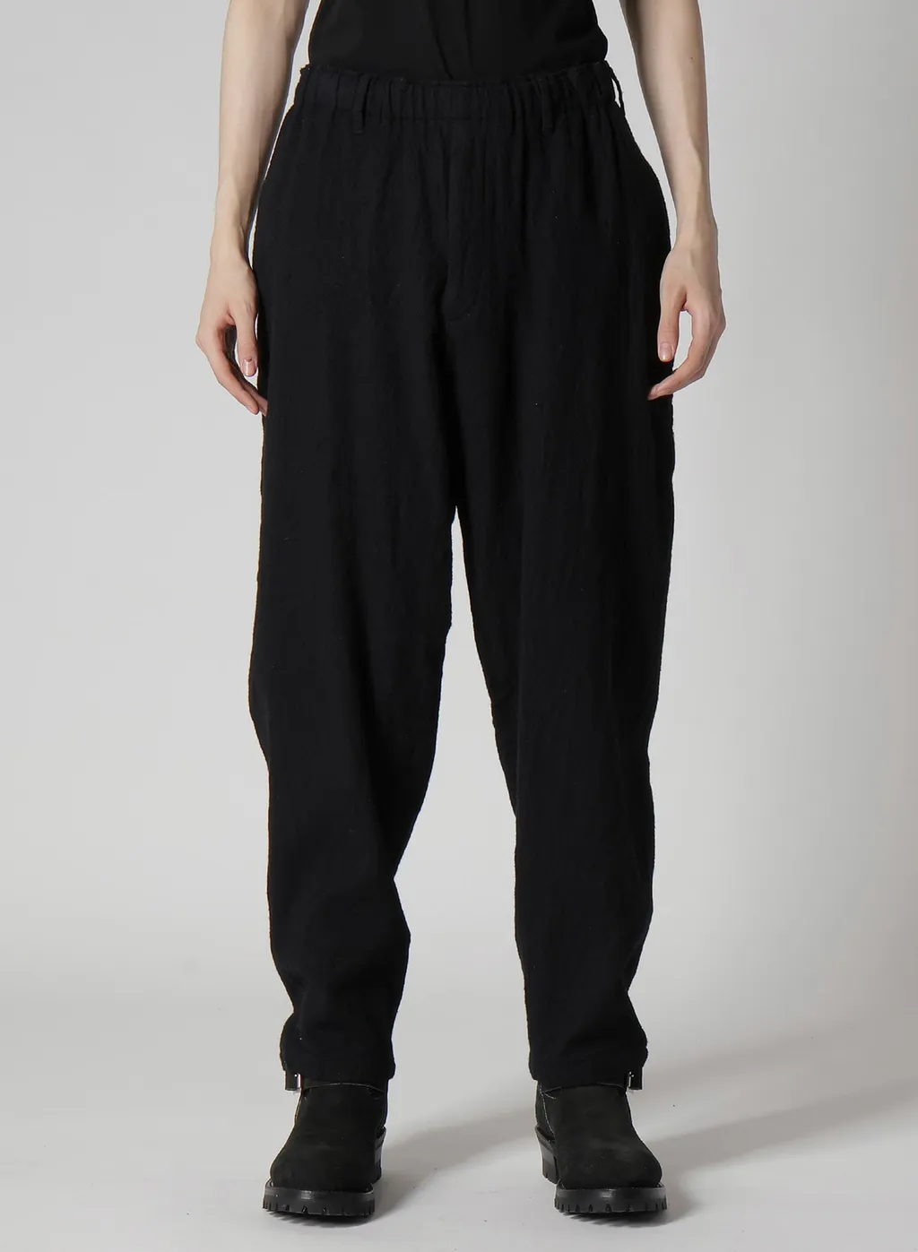 【Y's For Men × Masses】Shrink Serge Waist Elastic Pants