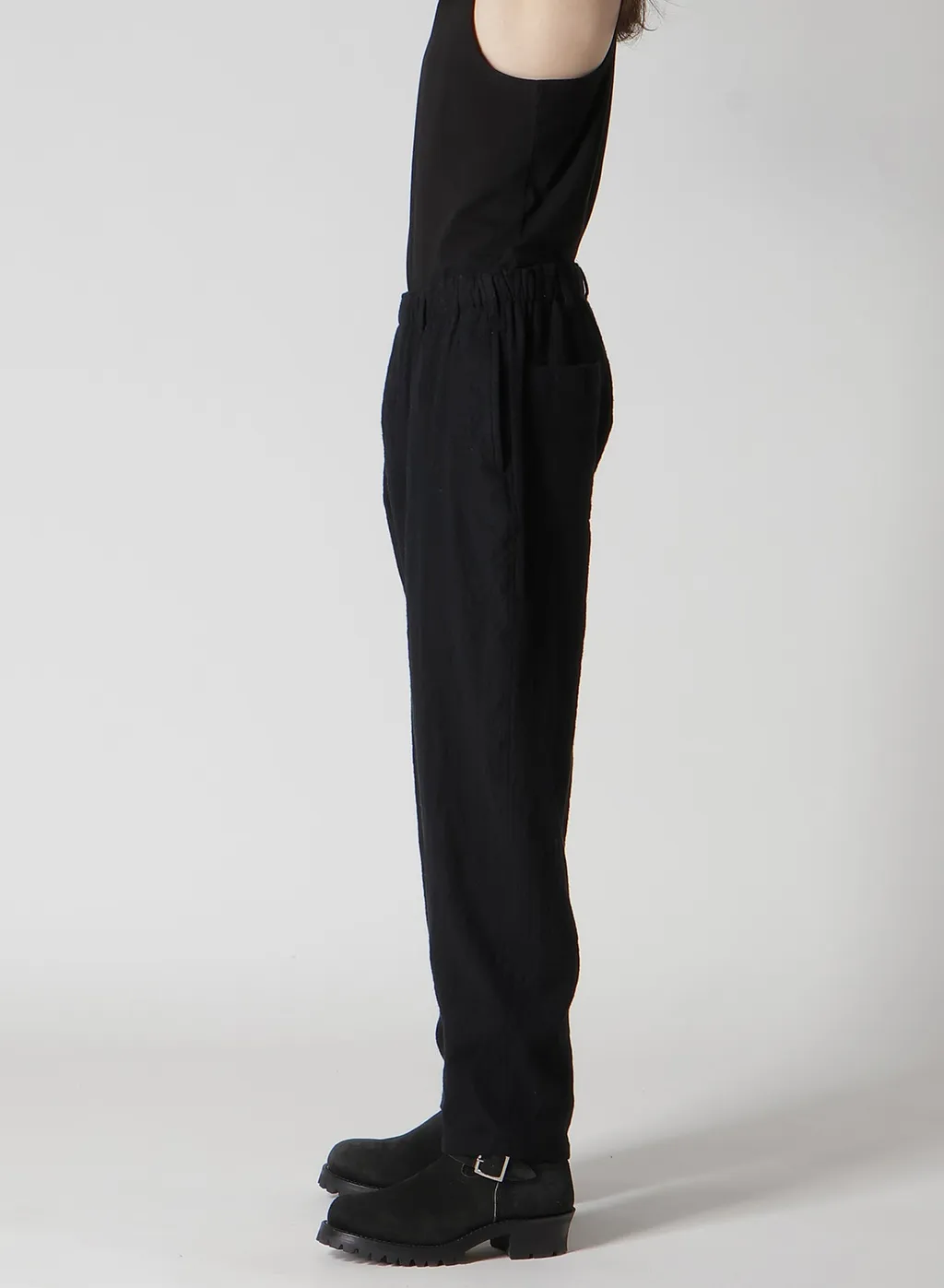 【Y's For Men × Masses】Shrink Serge Waist Elastic Pants