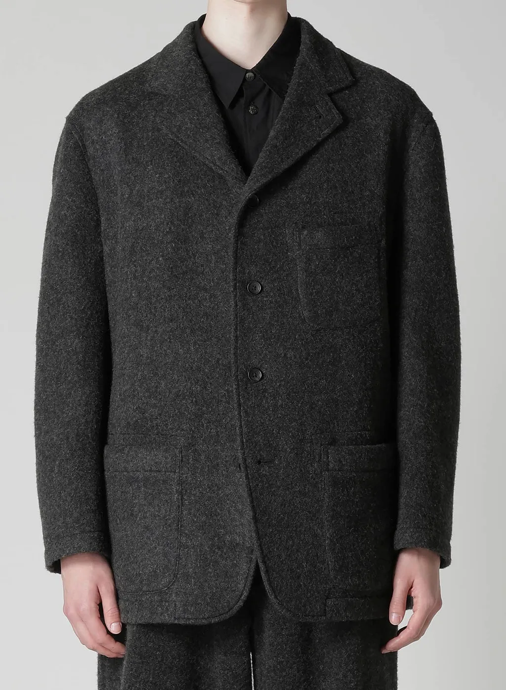 【Y's For Men × Masses】Wool Herringbone Jacket
