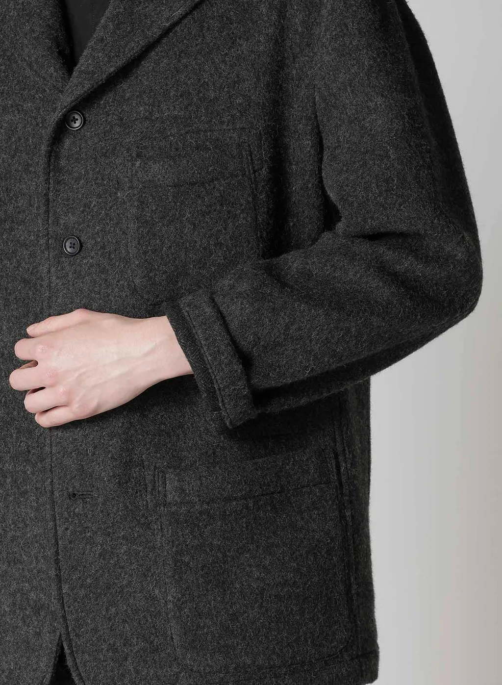 【Y's For Men × Masses】Wool Herringbone Jacket