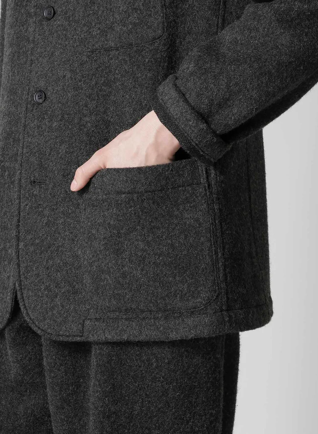 【Y's For Men × Masses】Wool Herringbone Jacket