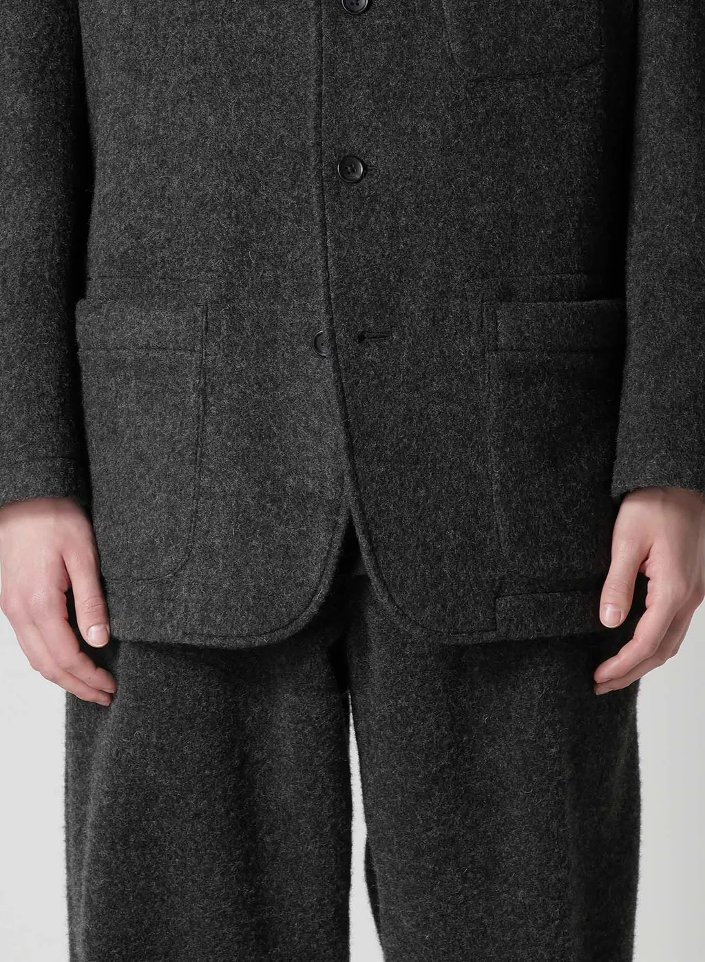 【Y's For Men × Masses】Wool Herringbone Jacket