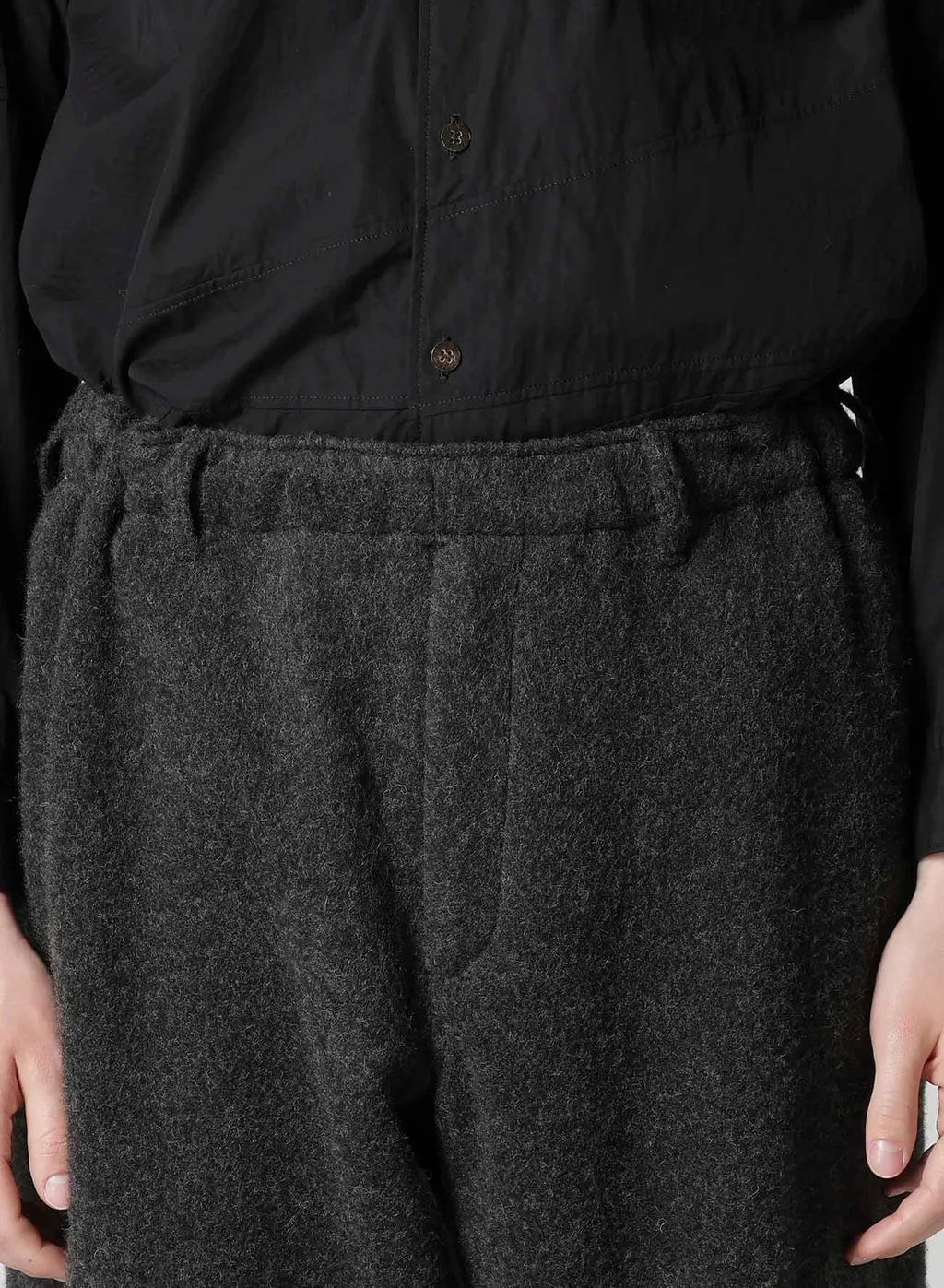 【Y's For Men × Masses】Wool Herringbone Pants