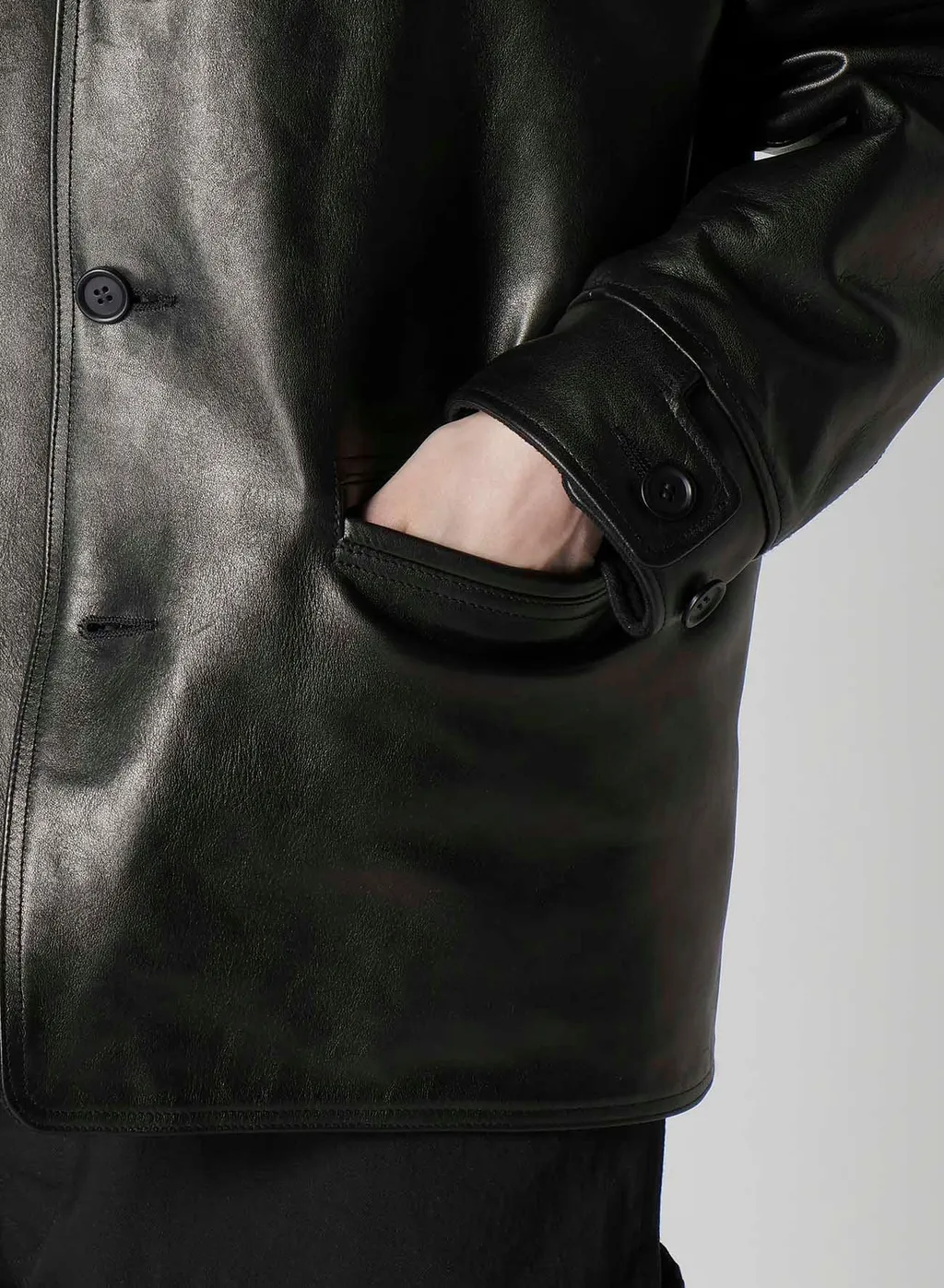 【Y's For Men × Masses】Horse Leather Car Coat