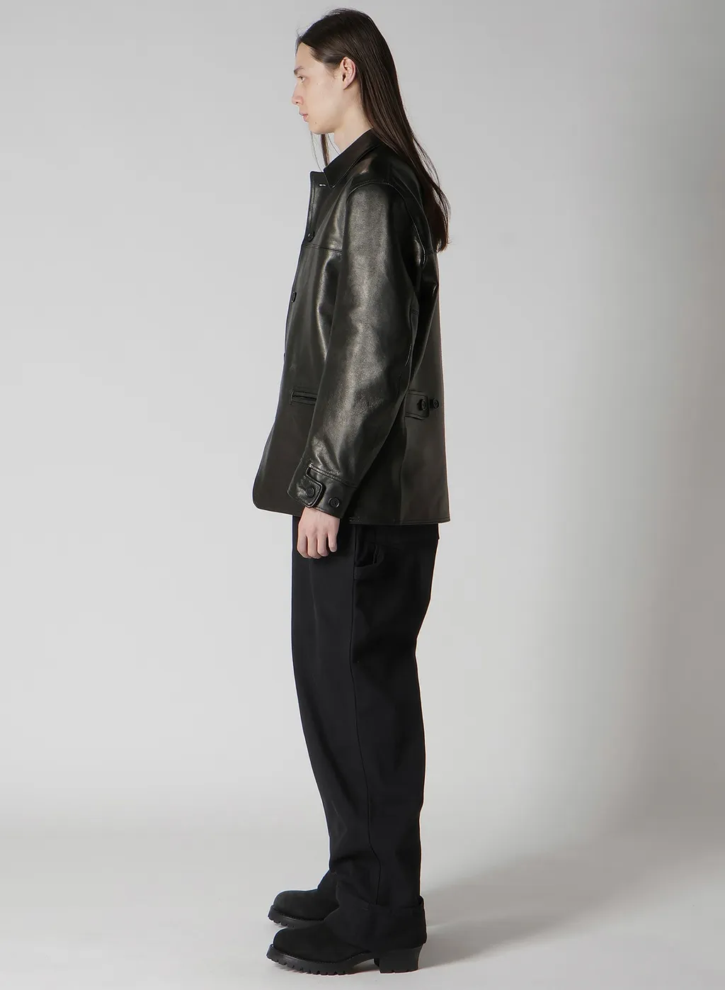 【Y's For Men × Masses】Horse Leather Car Coat