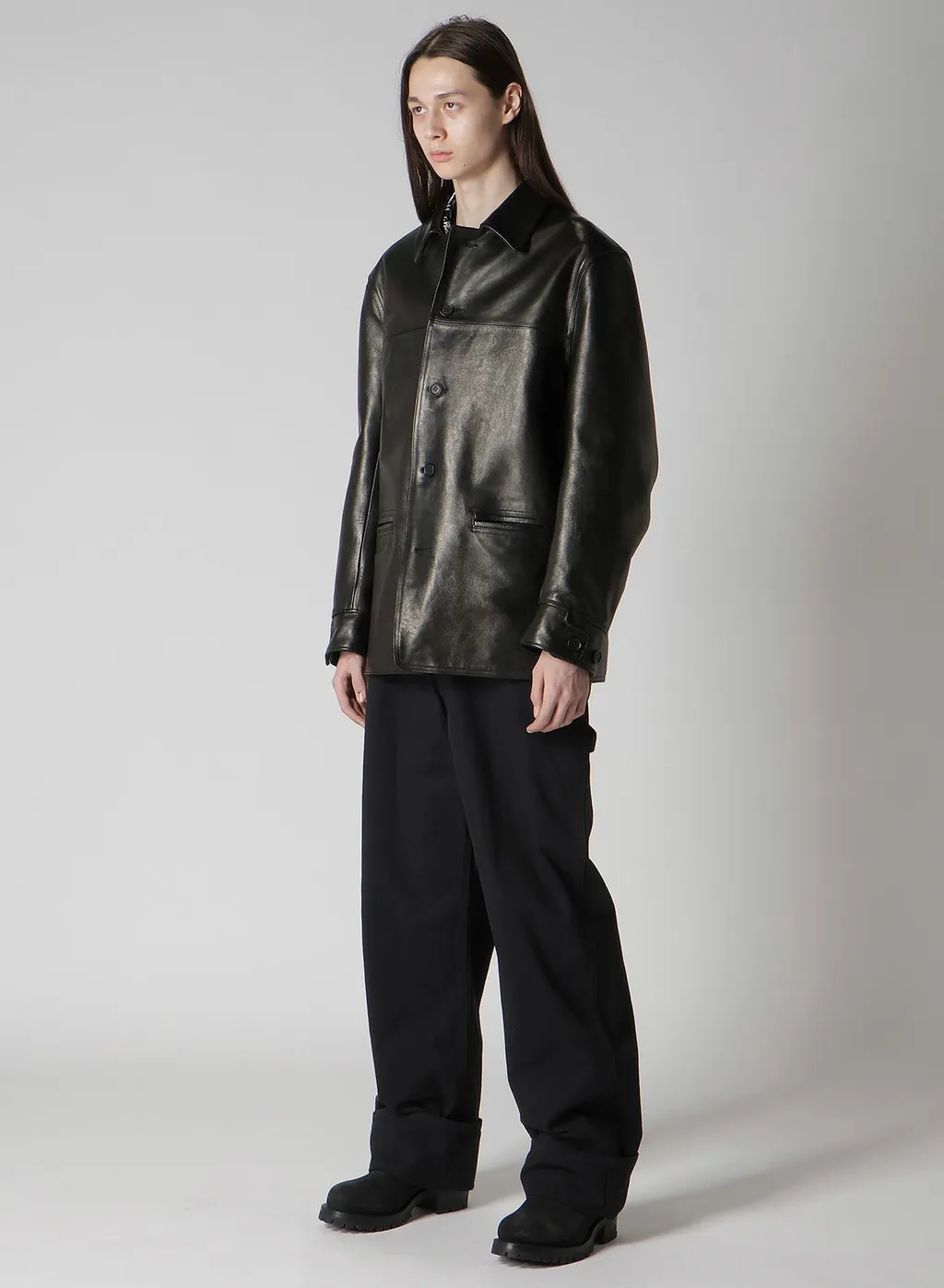 【Y's For Men × Masses】Horse Leather Car Coat