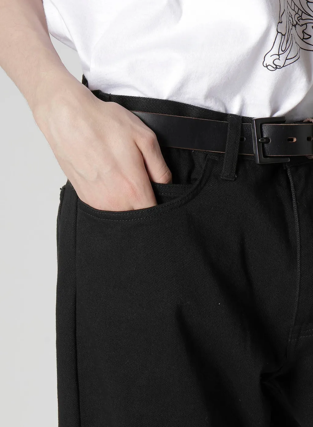 【Y's For Men × Masses】Cotton Katsuragi Boot Cut Pants
