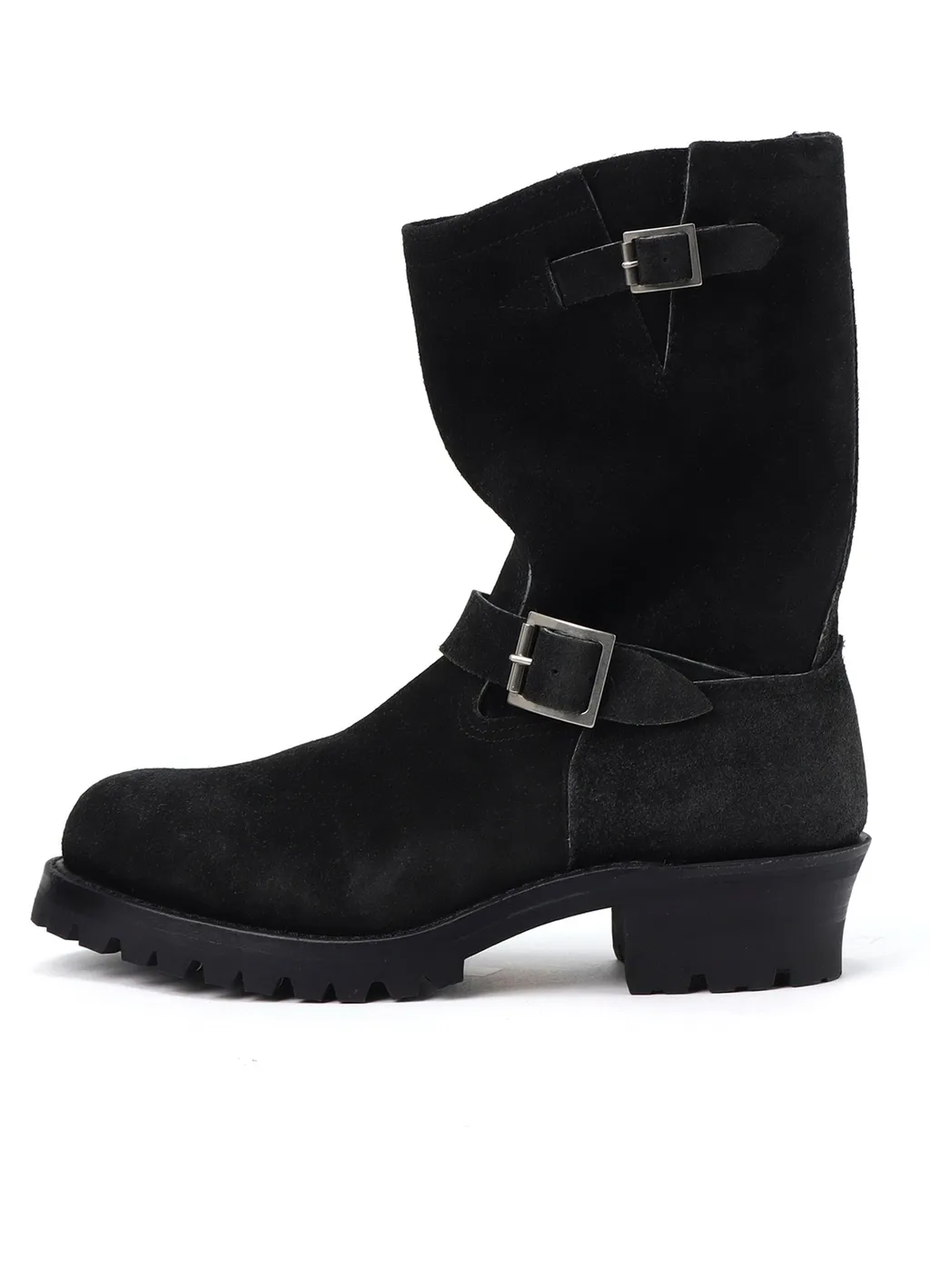 【Y's For Men × Masses】Velour Black Engineer Boots