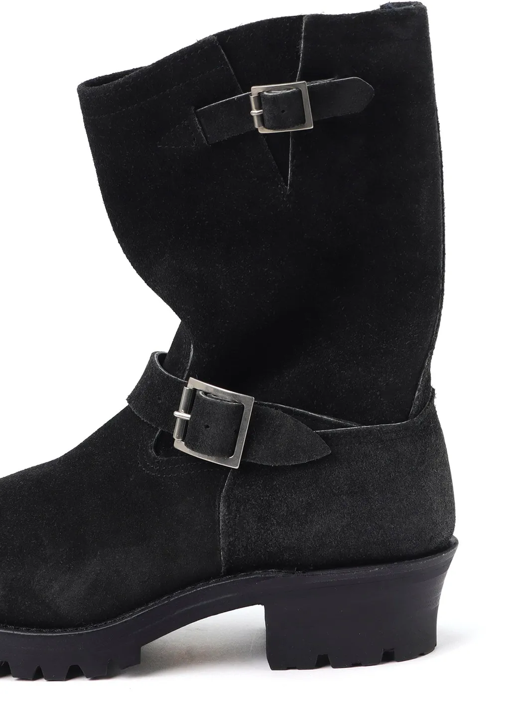 【Y's For Men × Masses】Velour Black Engineer Boots
