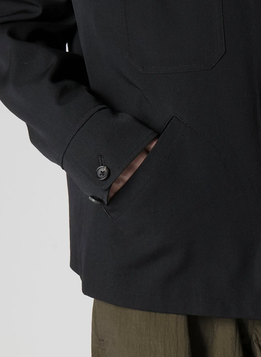 Wool Gabardine Storm Shield Blouson