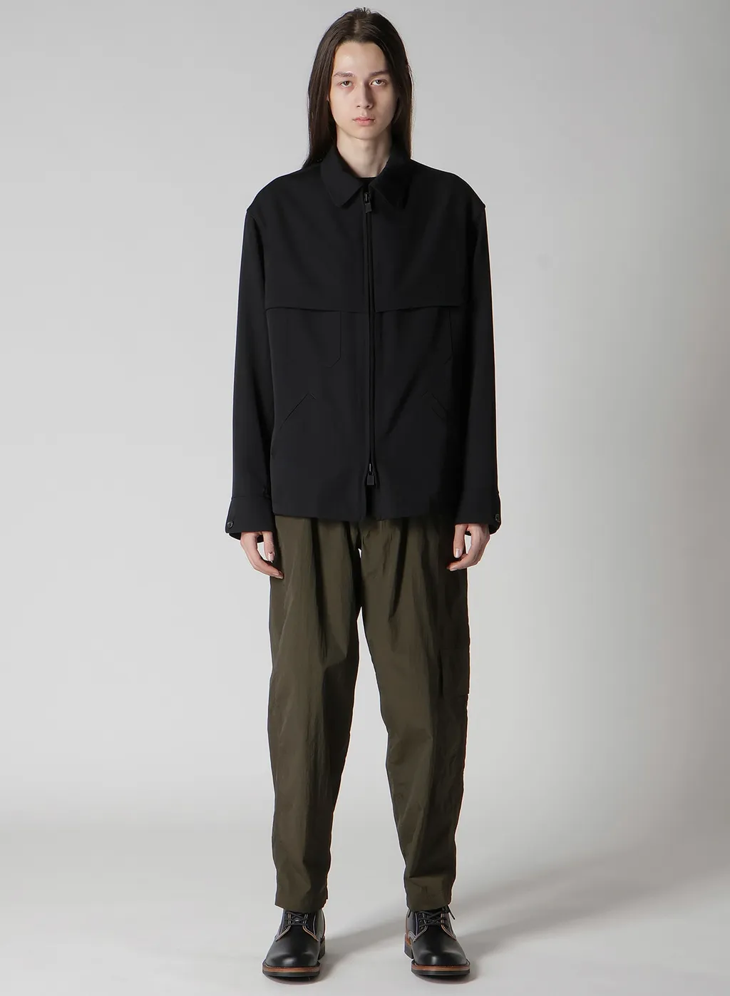Wool Gabardine Storm Shield Blouson