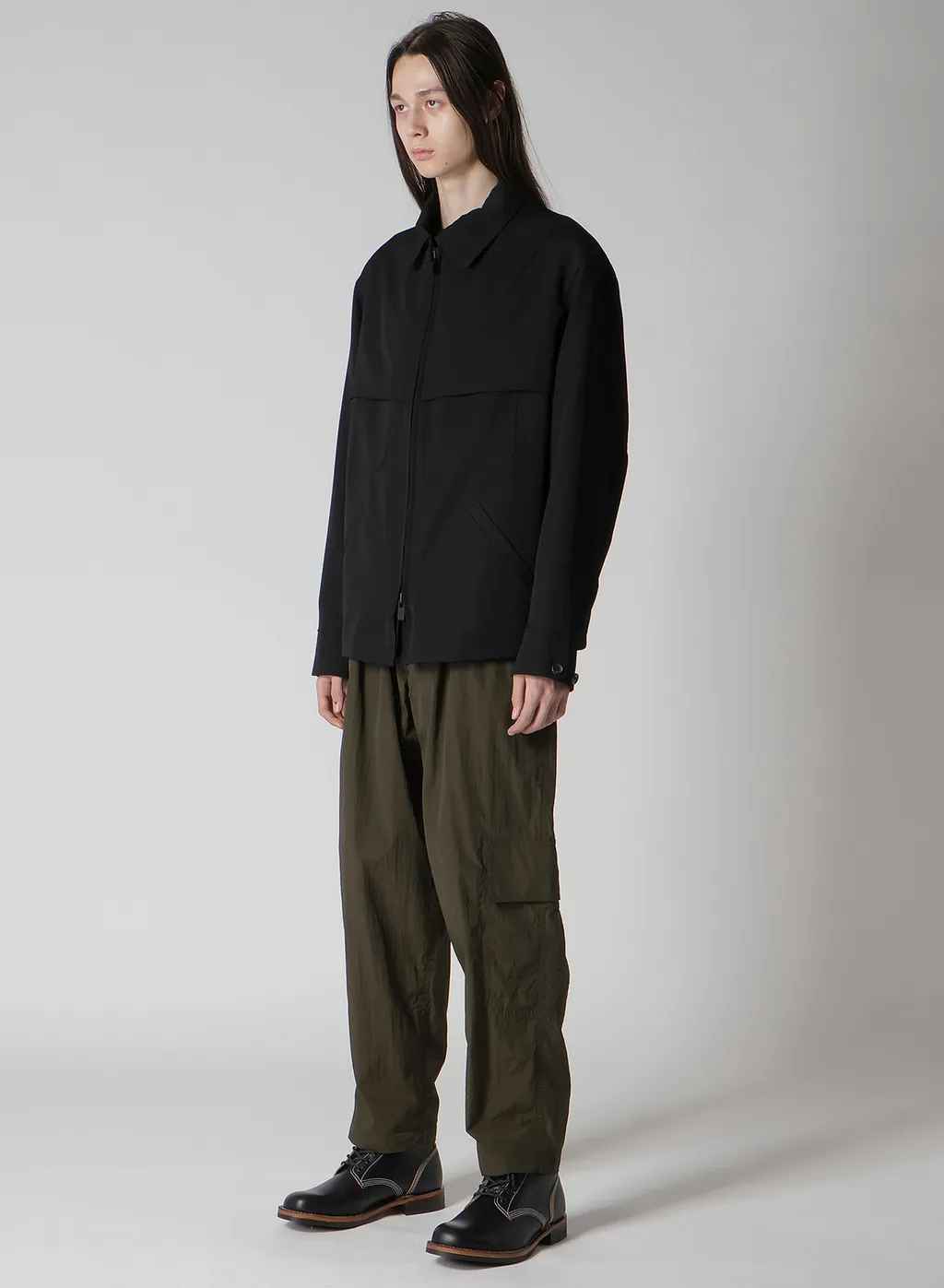 Wool Gabardine Storm Shield Blouson