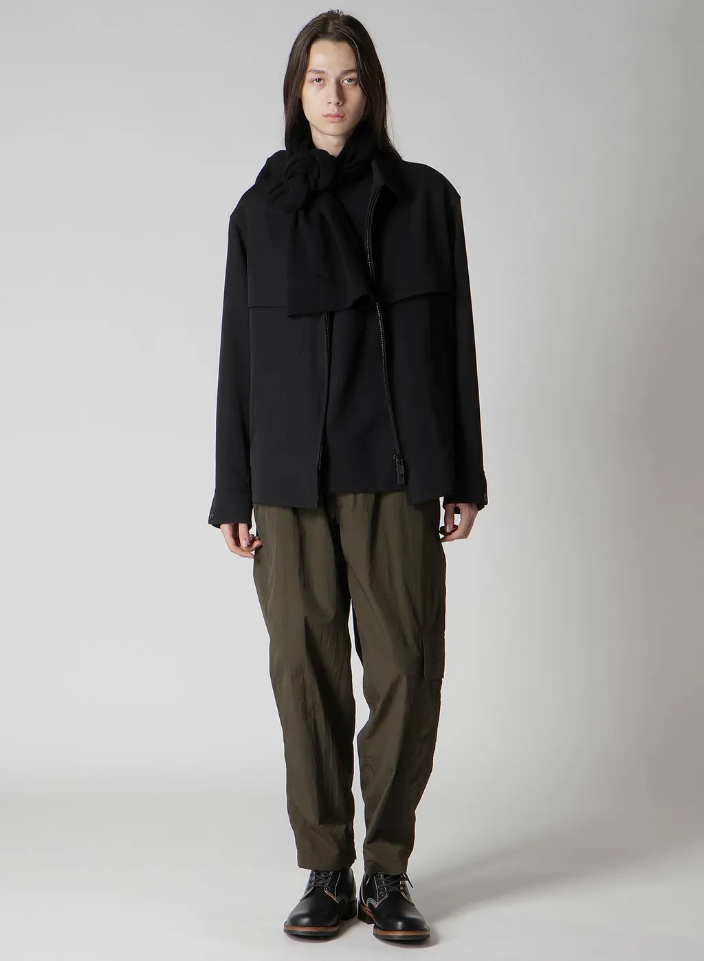 Wool Gabardine Storm Shield Blouson