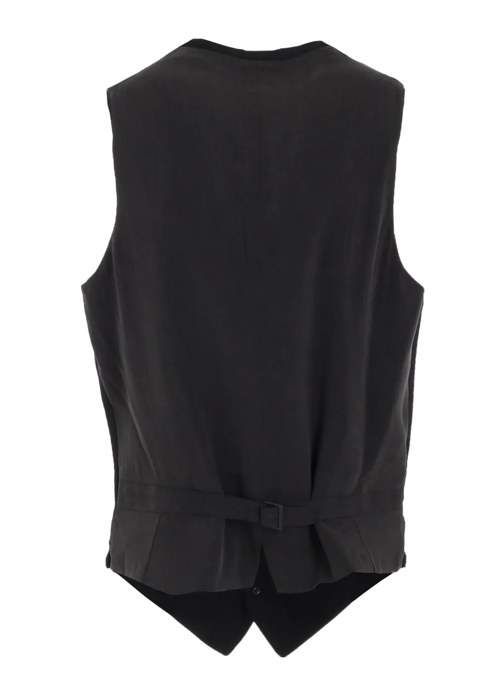 Wool Gabardine 7-Button Vest
