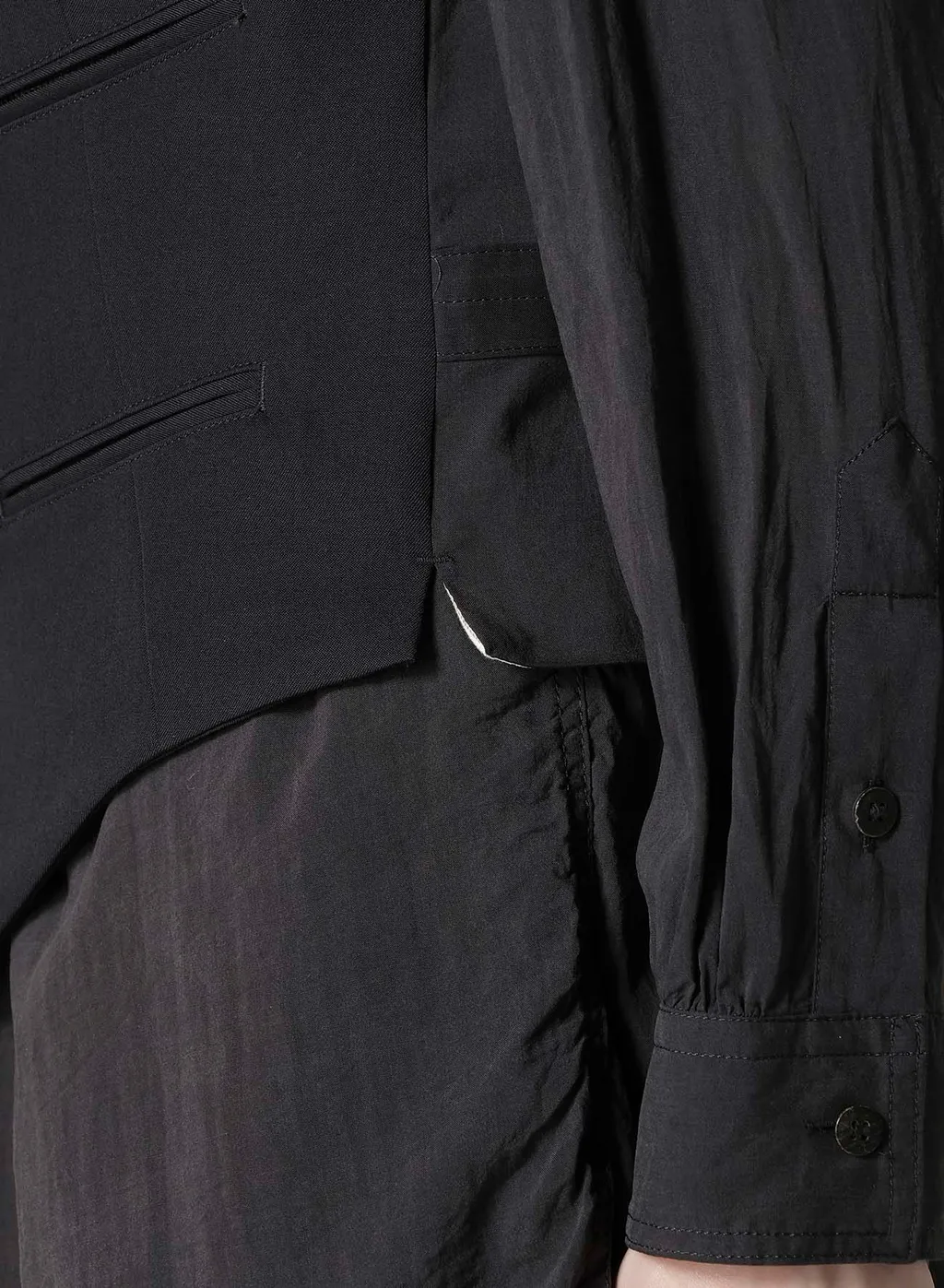 Wool Gabardine 7-Button Vest