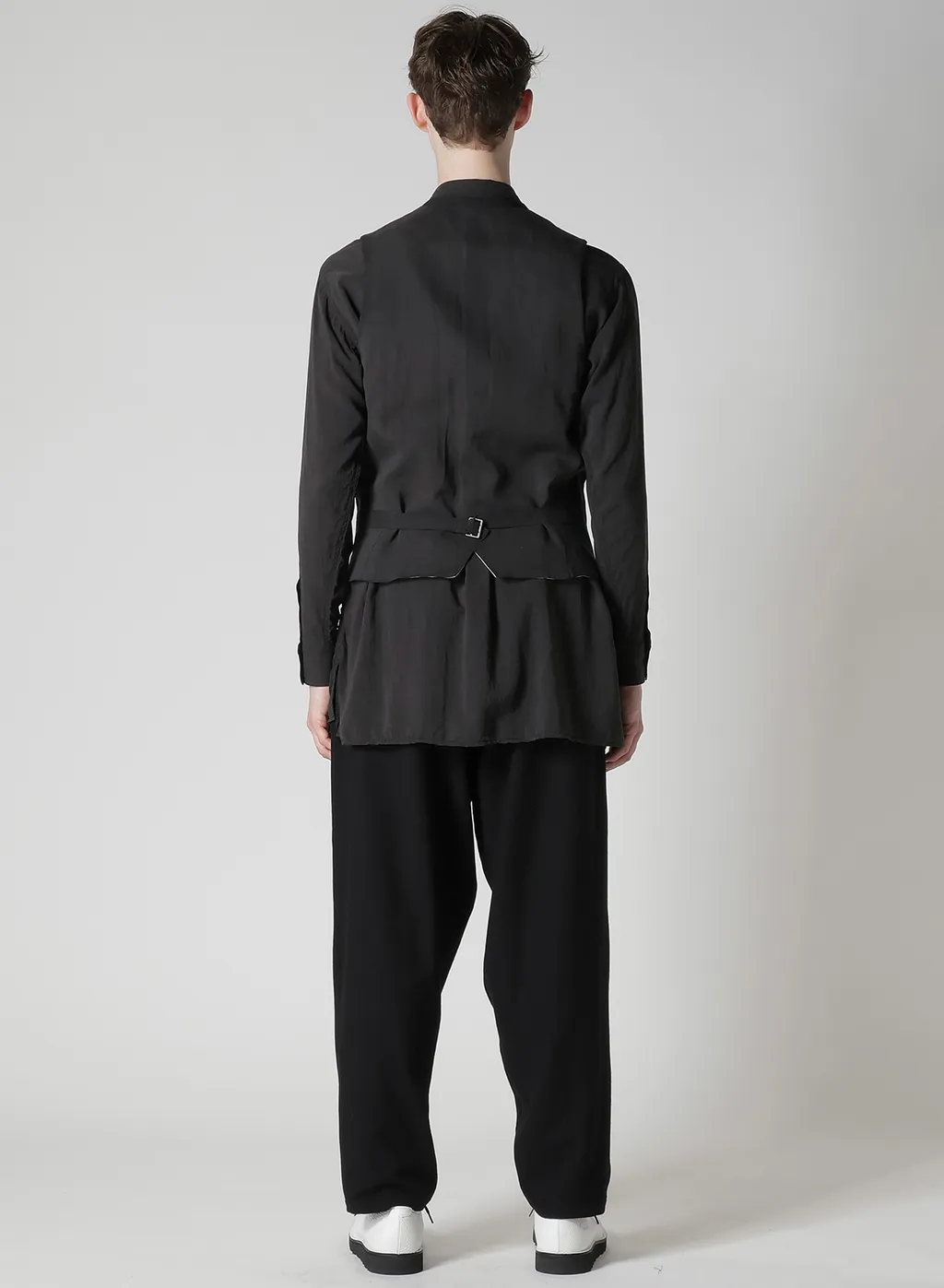 Wool Gabardine 7-Button Vest