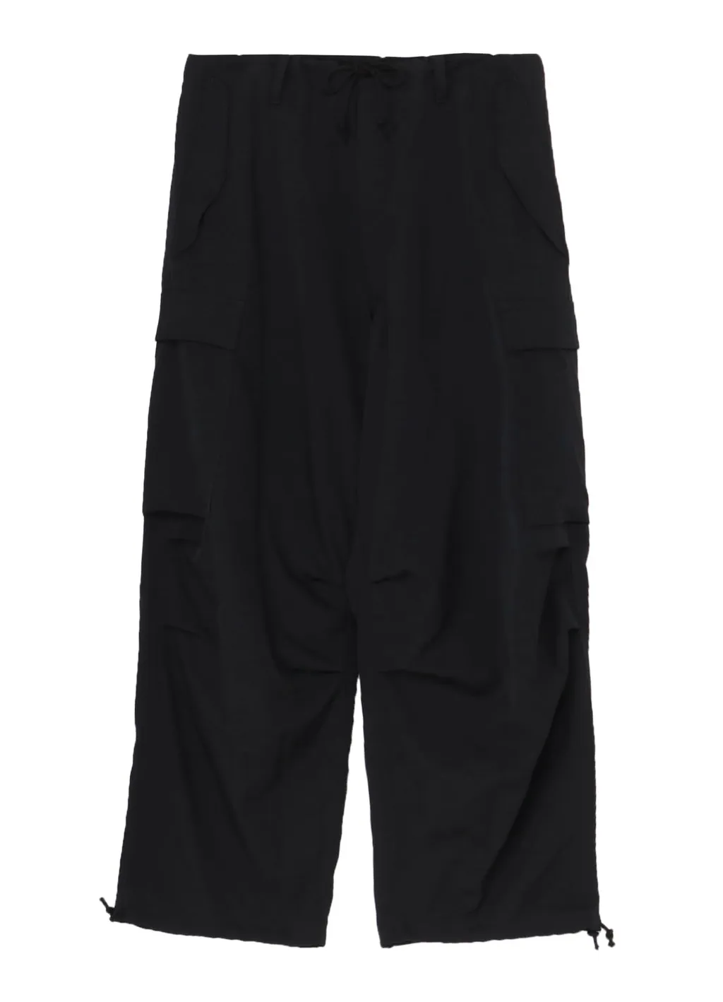 Wool Gabardine Cargo Pants